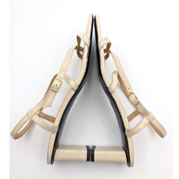 Frame Le Braxton Strappy Sandal Women's Square Toe Cream Size US8 EU38.5 - Picture 10 of 11